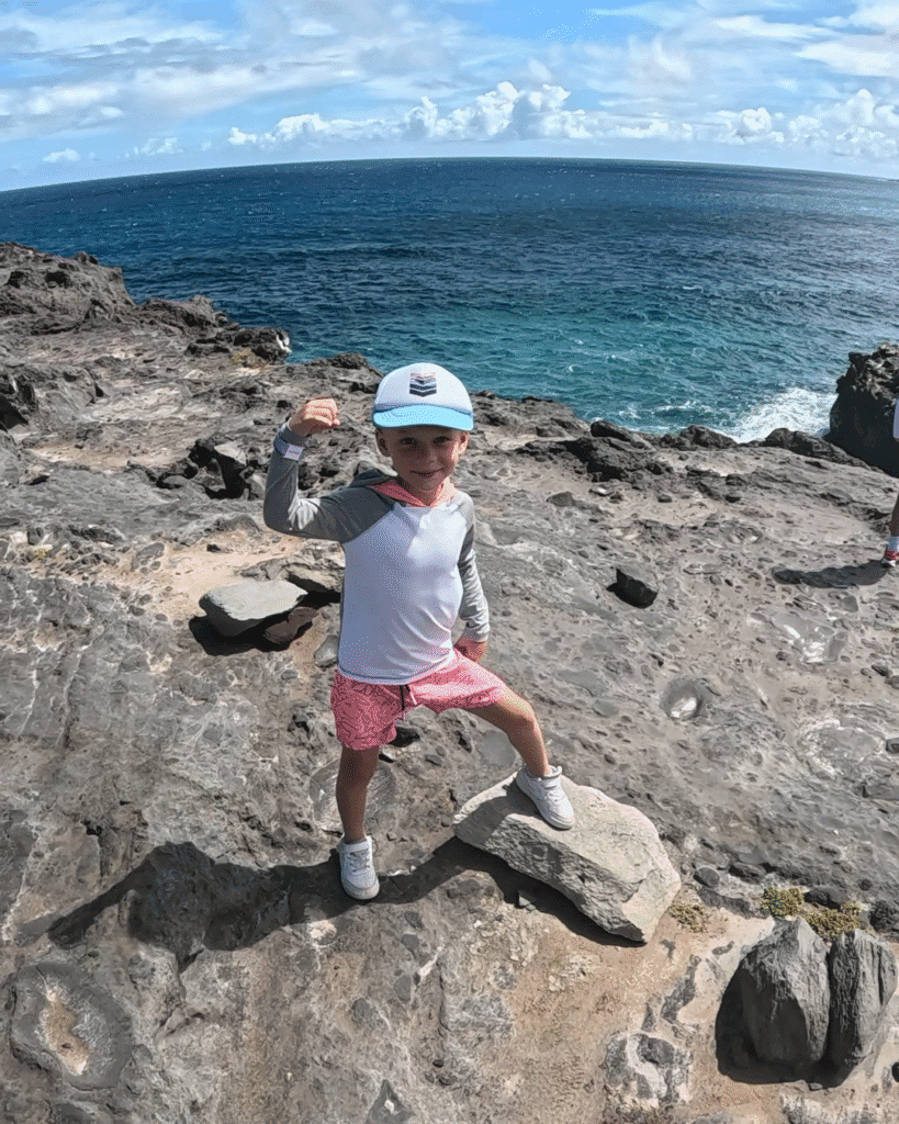 Kapalua Coastal Trail in Maui where we stayed on Credit Card Points 