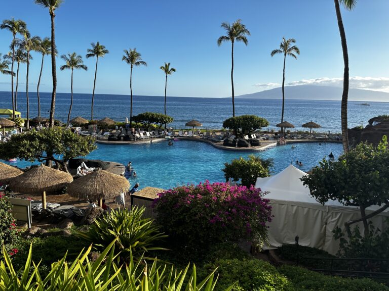 View of the Hyatt Regency Maui Resort