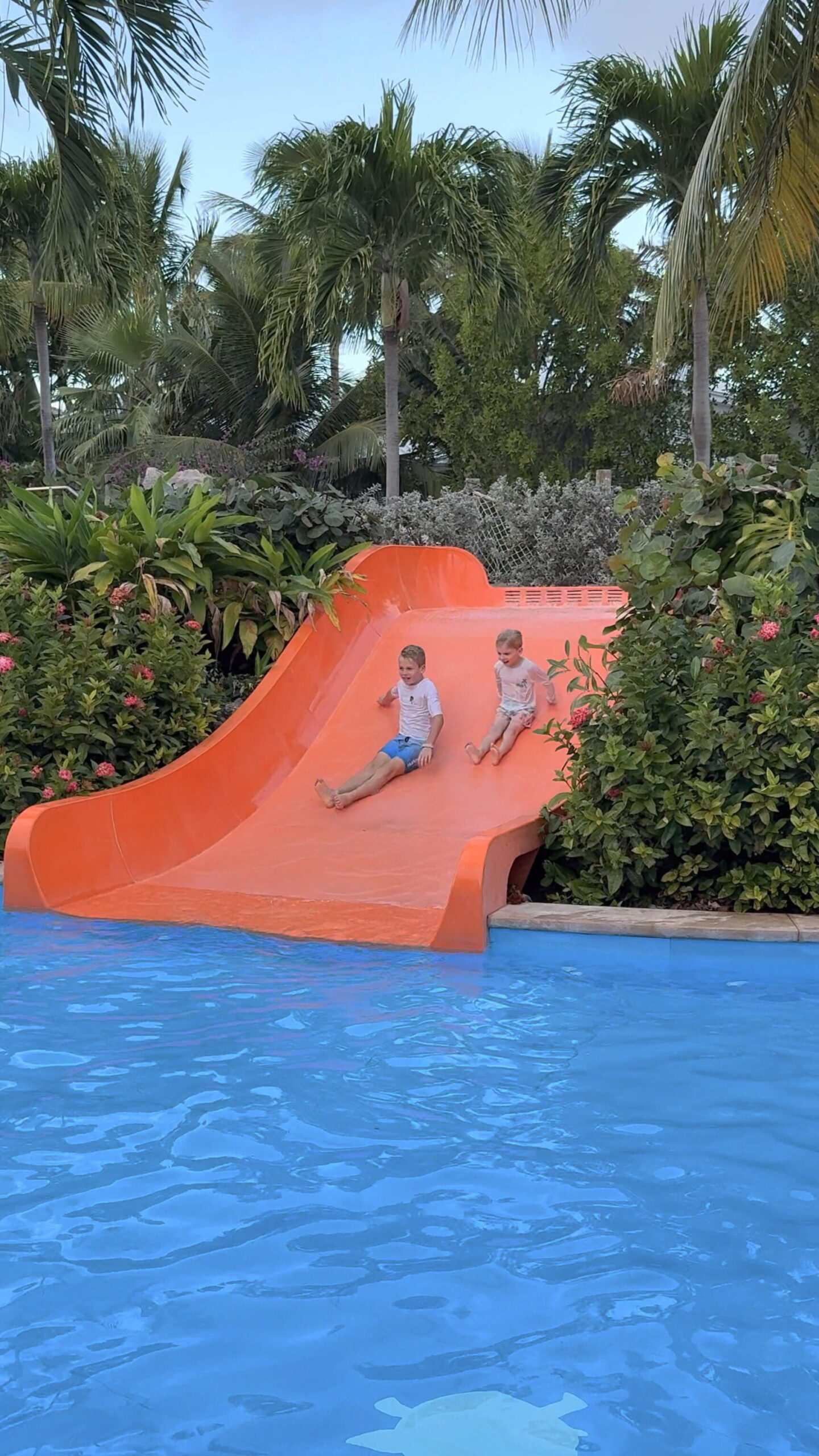 Little slide for younger kids at the Grand Hyatt Baha Mar 